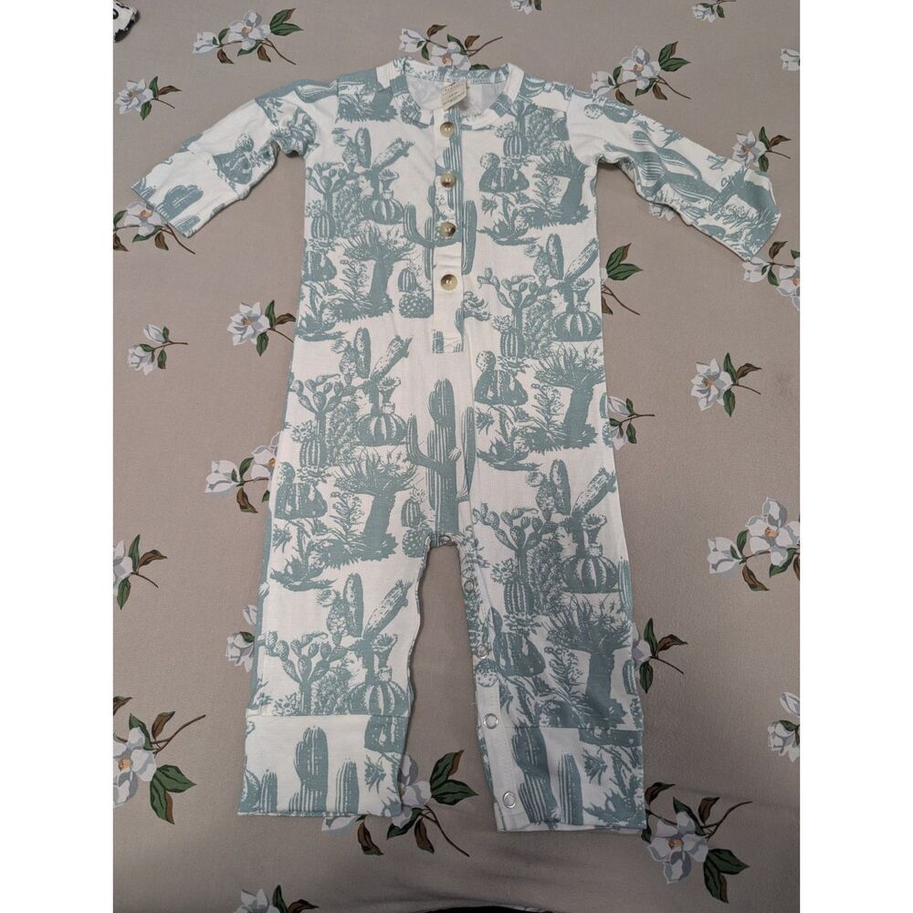 Kate Quinn Cactus Bamboo Romper size 3-6 Months